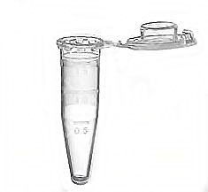 1.7mL Microcentrifuge Tubes, Large Lock-Caps, Sterile, 500/Unit